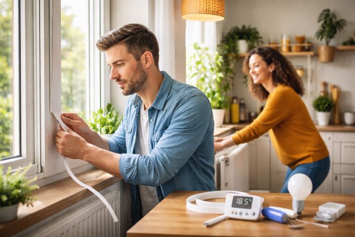 Hoe bespaar je energie in huis met simpele aanpassingen